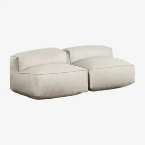 Dojans 2-delige Modulaire Tuinbank Beige - Semoline - Sklum