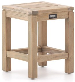 + 10% kassakorting | Bijzettafel tuin ROUGH | Vierkant | Tuintafel Teakhout | 35x35cm | Kees Smit Tuinmeubelen