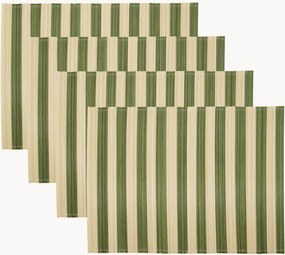 Handgemaakte placemats Rayas, 4-delig