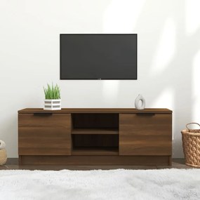 vidaXL Tv-meubel 102x35x36,5 cm bewerkt hout bruineikenkleurig