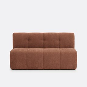 Modulaire bank, 3-zits, van fijn chenille, ANETA