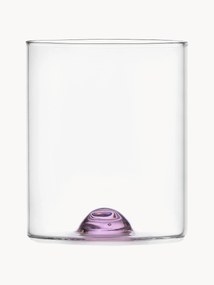 Handgemaakte waterglazen Dot, 2 stuks