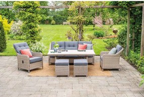 Garden Impressions Nova lounge tuinstoel - vintage willow