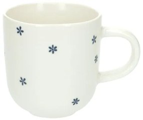 Theemok met bloemetjes, organisch, porselein,Ø 9 cm
