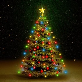 vidaXL Kerstboomverlichting met 180 LED's meerkleurig net 180 cm