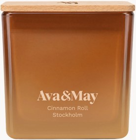 Geurkaars Cinnamon Roll (vanille, kaneel & karamel)