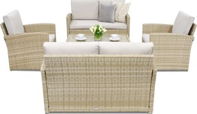 Monaco Coffee 6 Tuinpunt tuinmeubelen beige
