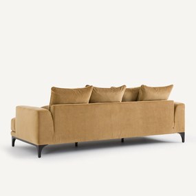 Bank van fluweel linnen, Armento