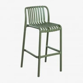 Jardín Wendell stapelbare hoge kruk Leger Groen & ↑65 cm - Sklum