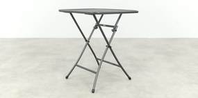 Café strekmetaal klaptafel 60x60 cm. - Antraciet