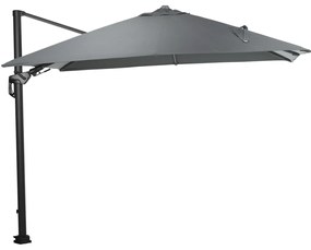 Garden Impressions Hawaii zweefparasol Lumen LED 300x300 cm - donker grijs