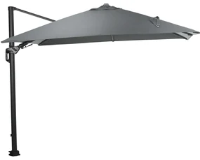 Garden Impressions Hawaii zweefparasol Lumen LED 300x300 cm - donker grijs