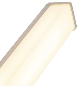 Moderne badkamer wandlamp staal 62 cm IP44 - Cascada