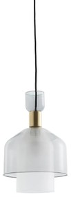 Hanglamp in glas en messingØ17,4 cm, Amoris