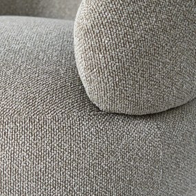 Draaibare Ronde Fauteuil Grijsbruin