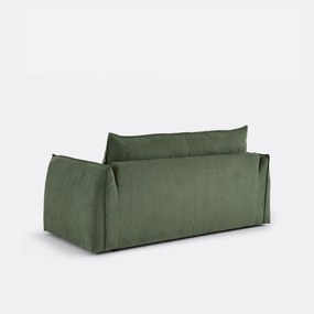 2-zits slaapbank van fijn ribfluweel, TIKI