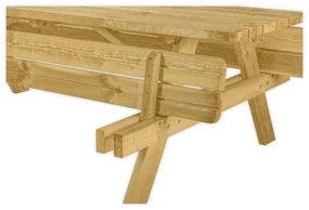 Picknicktafel Deluxe 240 x 70 cm