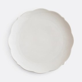 Set van 4 platte borden in porselein, Hirène