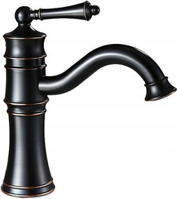 Wastafelkraan Rea Vintage Black Low