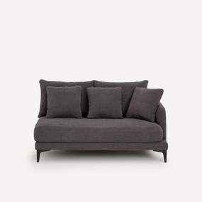Halve bank van gevlochten polyester, 2-zit, MODERNISTE