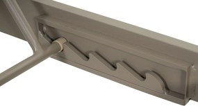 Santika Cayora Ligbed Aluminium Zand/Beige