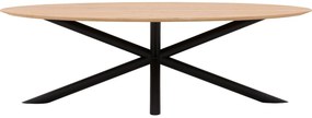 Goossens Excellent Eettafel Gs-1302, Ovaal 240 x 130 cm