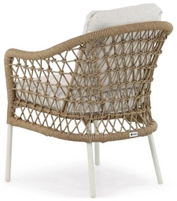 Tuinset 10 personen 400 cm Aluminium/wicker Taupe Coco Bali/Brighton