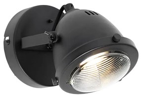 Industriële Spot / Opbouwspot / Plafondspot zwart verstelbaar - Emado Industriele / Industrie / Industrial GU10 rond Binnenverlichting Lamp