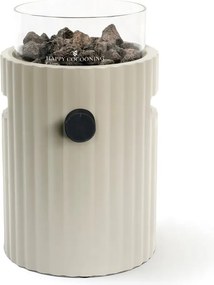 Happy Cocooning Lumi Rib Tafelbrander - 21,5x21,5 cm - Oyster Beige - Gaspatroon