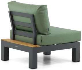 Loungeset 6 personen Aluminium/Teak Grijs Lifestyle Garden Furniture Vittoria