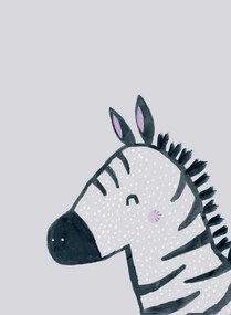 Ilustratie Inky zebra, Laura Irwin