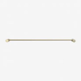 Wandhanddoekrek Met Bar Voor Badkamer In Rvs (↔︎60 Cm) Devon Goud - Sklum