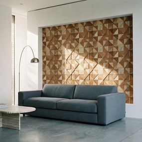 3D Houten Wandpaneel | Merbau Hout | 30×30 cm | Wanddecoratie