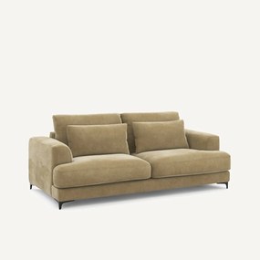 3-zits slaapbank van stonewashed fluweel, Marsile