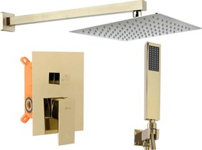 Inbouw regendoucheset Rea Fenix Gold + Box