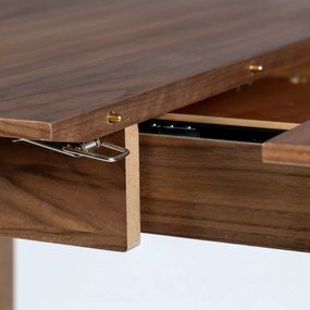 Zuiver Glimps Walnut Walnoot Eettafel Uitschuifbaar 180-240