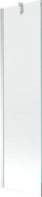Mexen Next badwand paravang 1-vleugelig 50 x 150 cm, transparant, chroom - 895-050-000-00-00-01