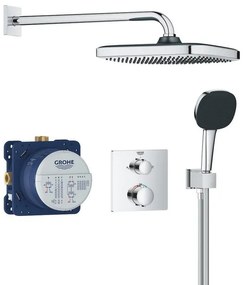GROHE QuickFix Precision Thermostat Perfect inbouw douchesysteem met Vitalio Comfort 250 hoofddouche chroom 34882000