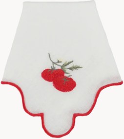 Servet Ondulado met tomatenborduursel