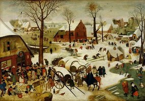 Kunstreproductie The Census at Bethlehem, Brueghel, Pieter the Younger