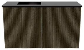 Mondiaz Joya 70cm toiletmeubel shadow met wastafel faye links zonder kraangat urban