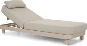 Santika Furniture Santika Nanda Ligbed Aluminium Zand/Beige