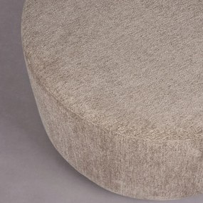 Dutchbone Rocca Cappuccino Ronde Hocker Cappuccino