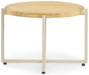 Stoel en Bank Loungeset 4 personen Aluminium/Wicker Taupe  Apple Bee Milou