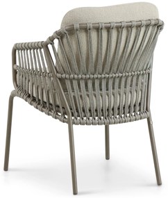 Tuinset 4 personen  Aluminium/rope Taupe 4 Seasons Outdoor Capalbio/Sand