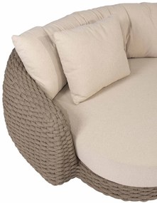 4 Seasons Outdoor Maxime chaise loungebank terre LoungebankLoungeset   bruin weerbestendig