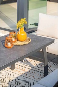 Garden Impressions Cameron lounge dining set 3-delig rechts - desert sand