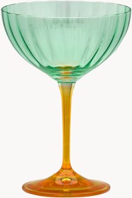 Champagneglazen Jazzy Arancia, set van 2