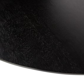 BePureHome Blanco Ronde Eettafel Met Bolpoot Zwart - 120 X 120cm.