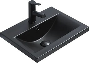 Mexen Emma inbouw wastafel 51 x 39 cm, zwart mat - 25055185